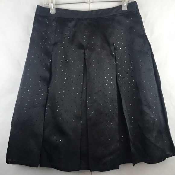 St. John Dresses & Skirts - ST. JOHN EVENING SKIRT pleated 100% silk shiny sparkle SIZE 10
